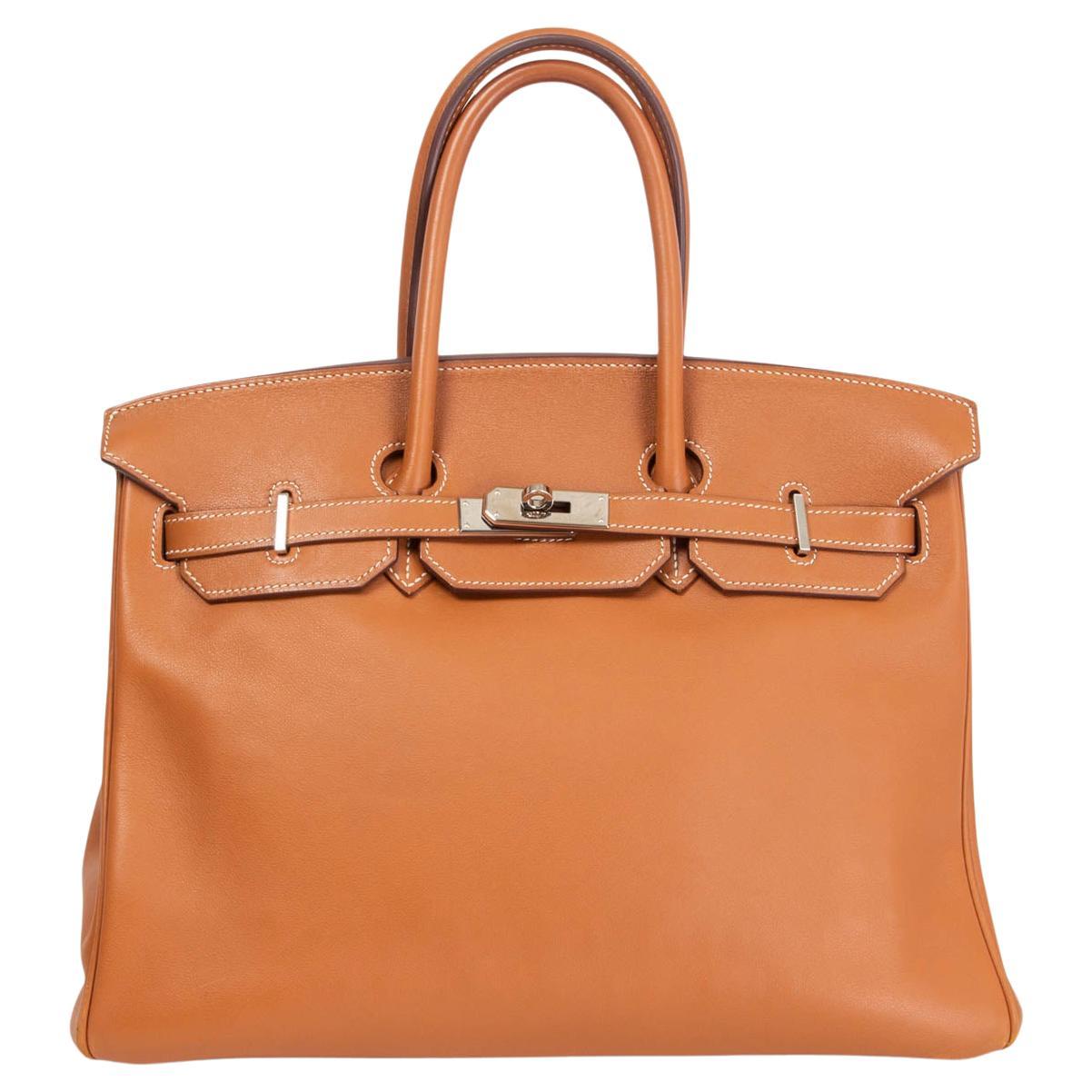 Hermes Birkin Handbag Gold Swift with Gold Hardware 35 at 1stDibs