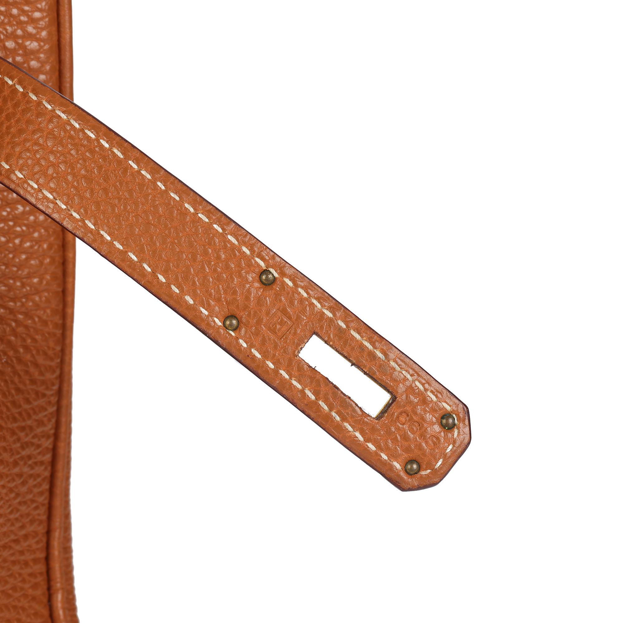 HERMÈS Gold Clemence Leather Birkin 35cm Retourne 2
