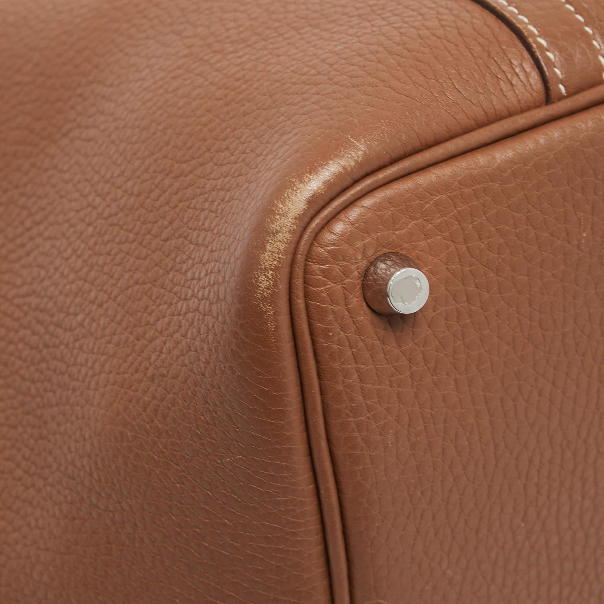 Hermes Gold Clemence Leather Picotin Lock 18 Bag 6