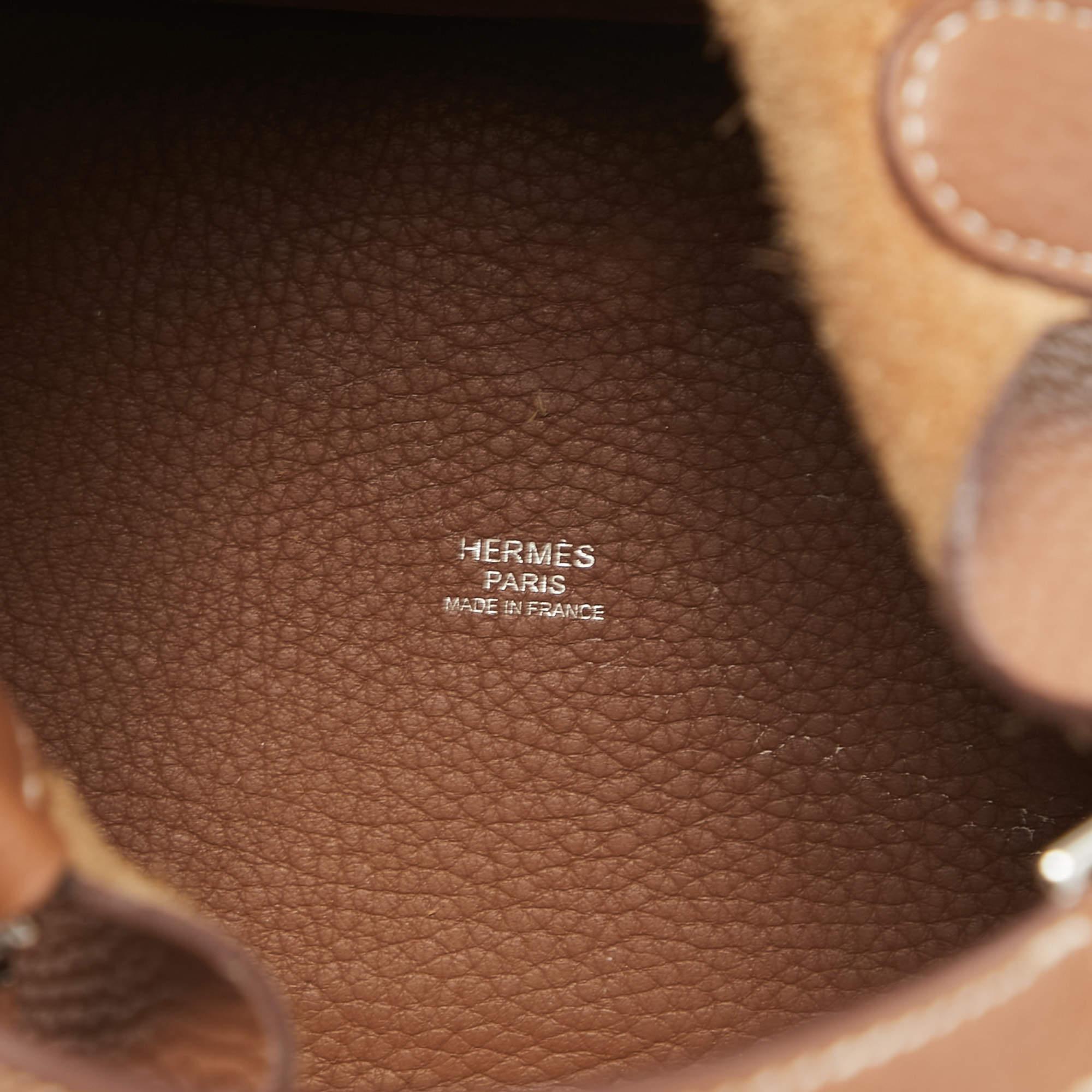Hermes Gold Clemence Leather Picotin Lock 18 Bag 7
