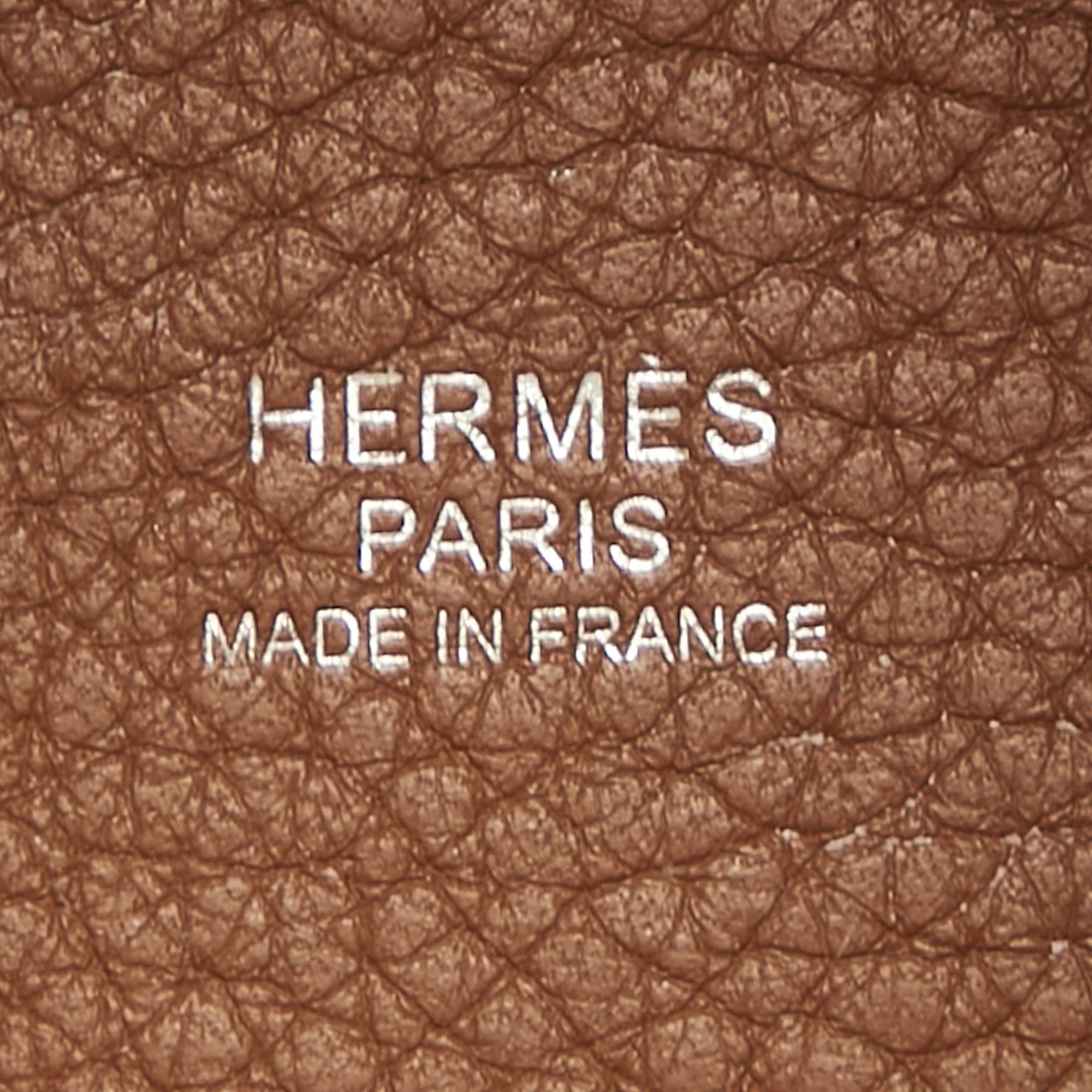 Hermes Gold Clemence Leather Picotin Lock 18 Bag 14