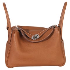 Hermès Gold Clemence Lindy 26 PHW