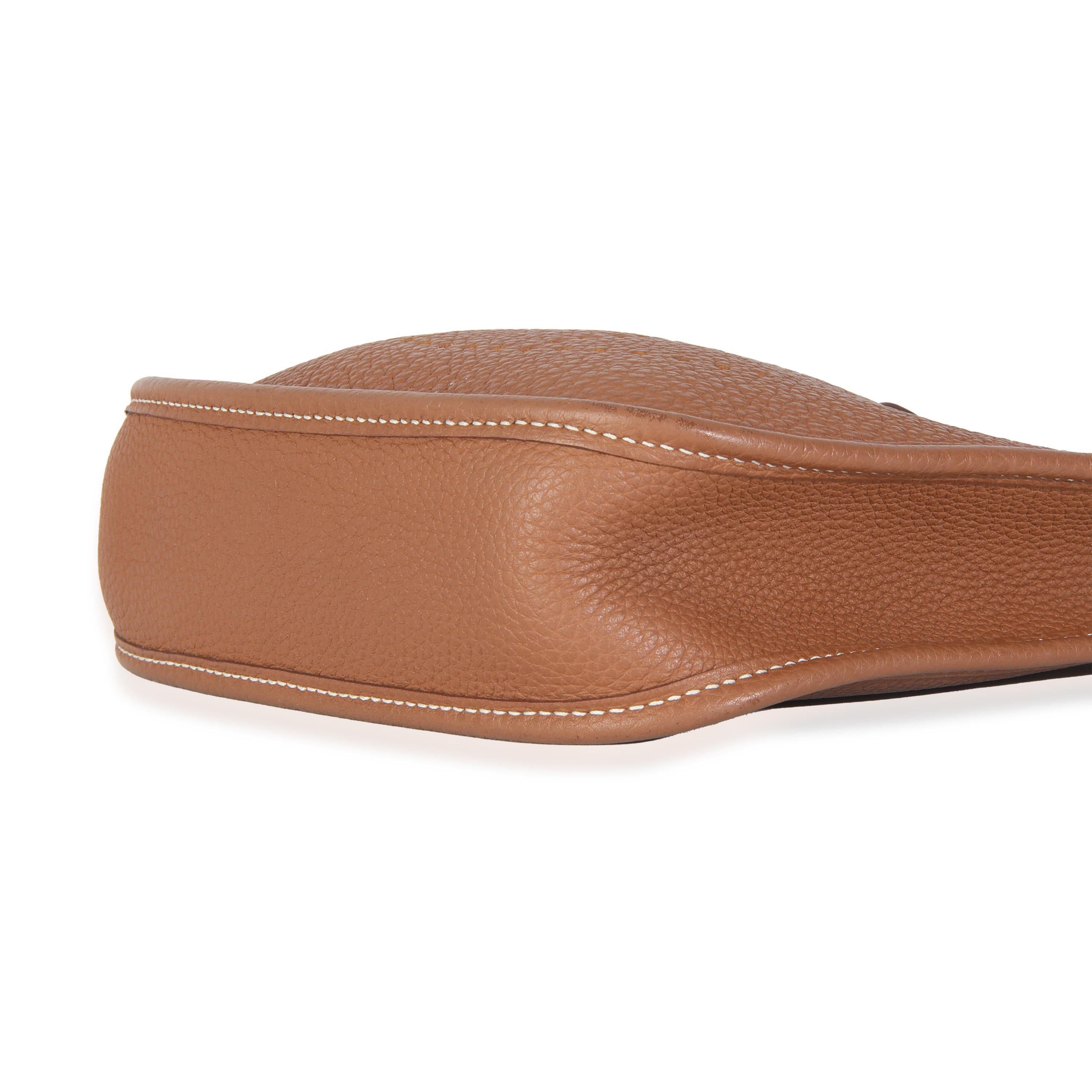 De las mujeres Hermès Oro Clemence Mini Evelyne TPM GHW en venta