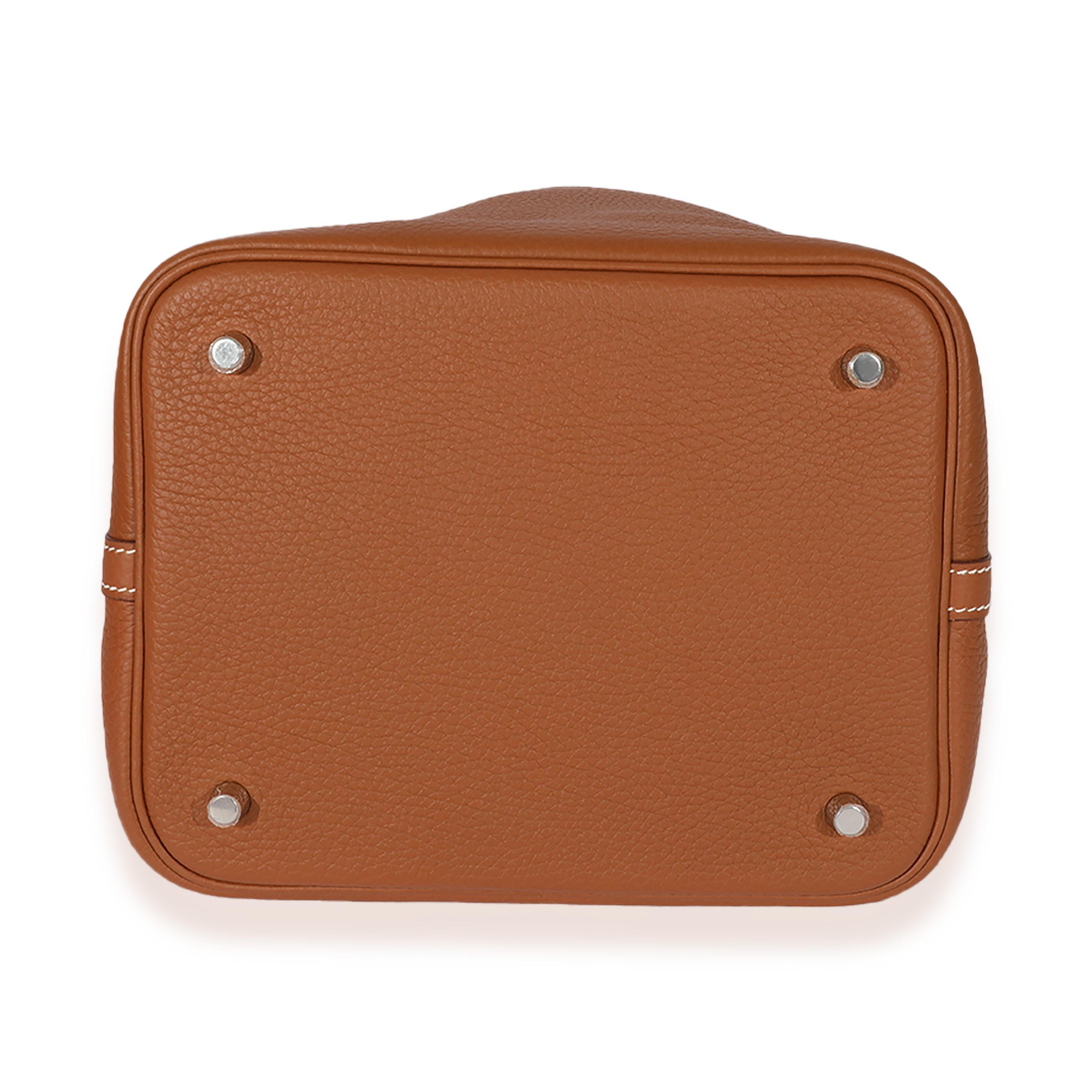 Hermès Gold Clemence Picotin 22 2