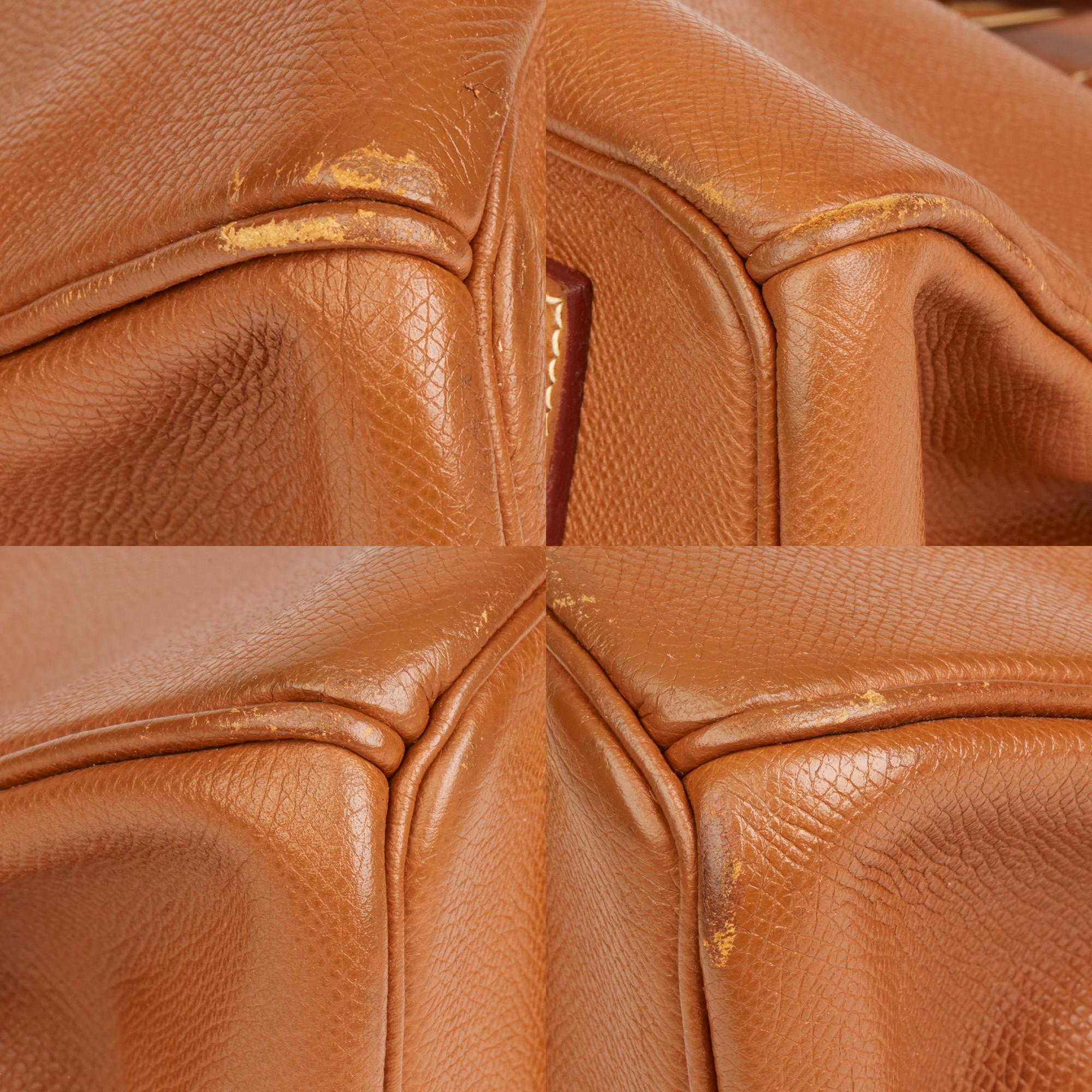 Hermès Gold Courchevel Leather Birkin 35cm 7