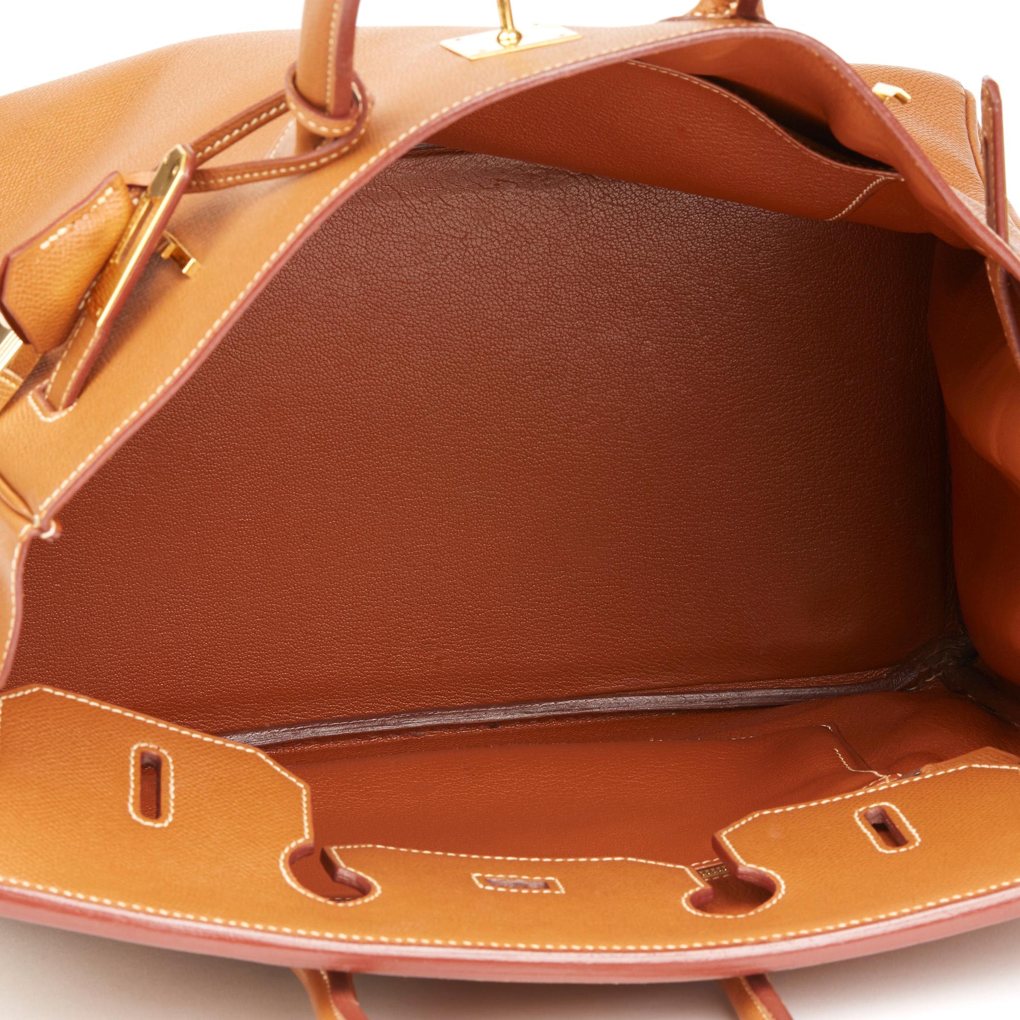Hermès Gold Courchevel Leather Birkin 35cm 4