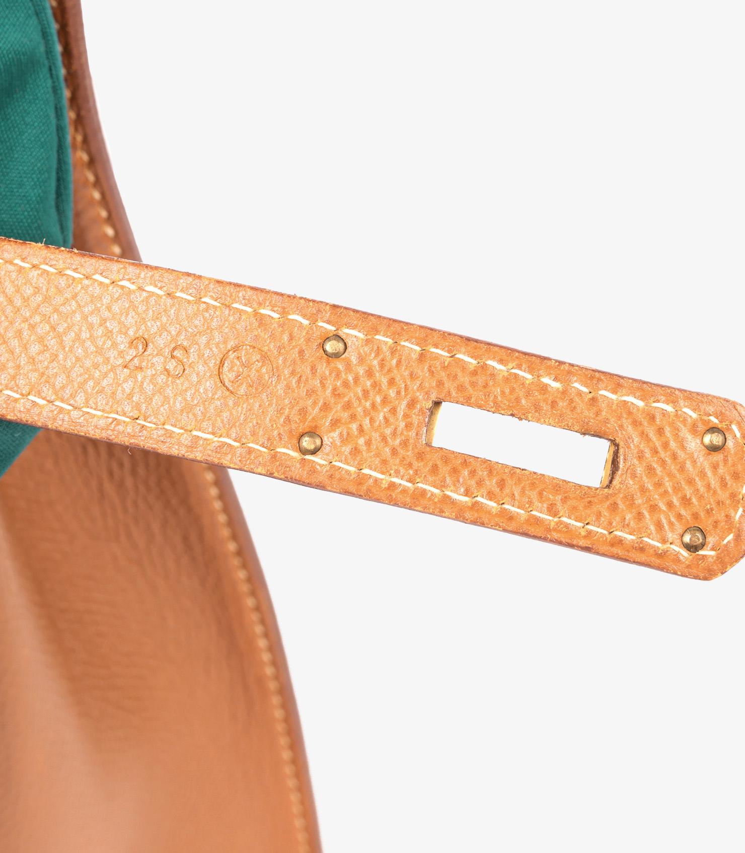 Hermès Or Courchevel Cuir Vintage Kelly 28cm Sellier 4
