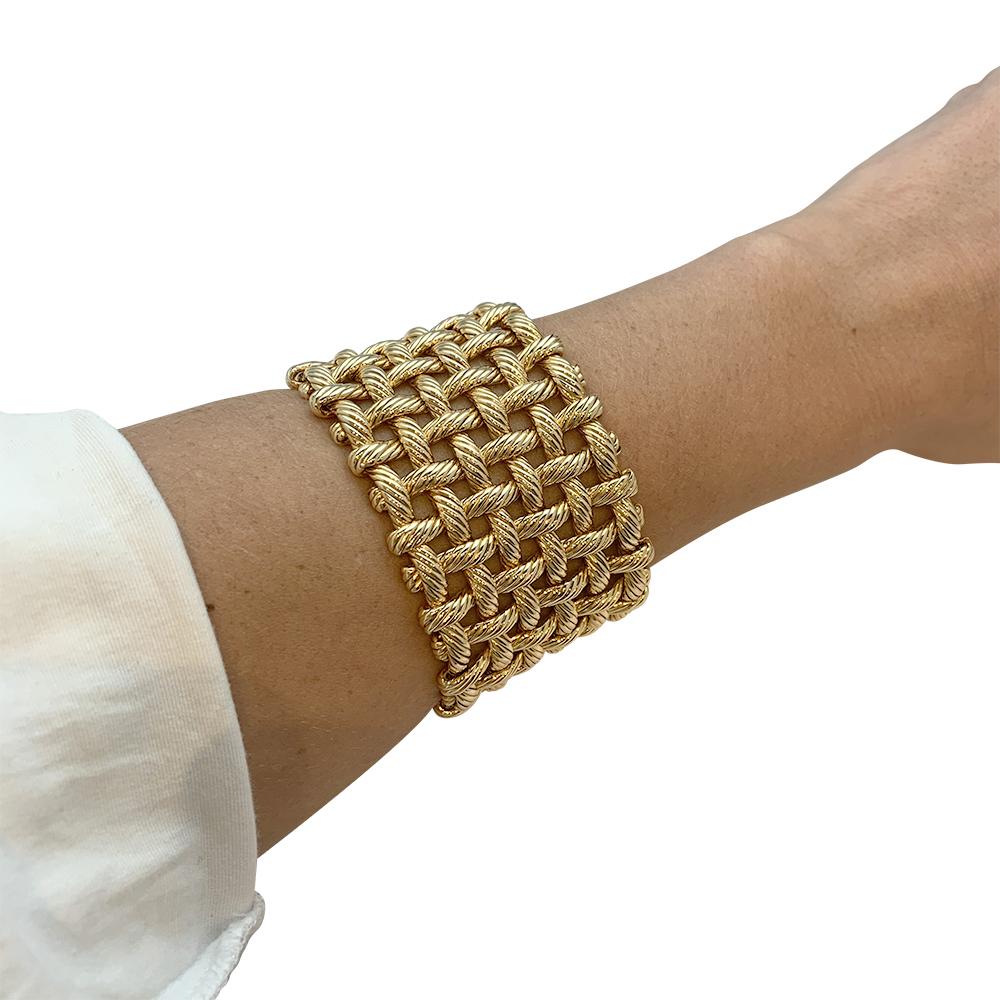 Hermes Gold Cuff Bracelet For Sale 6