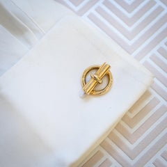 Hermès Manschettenknöpfe aus Gold, um 1995