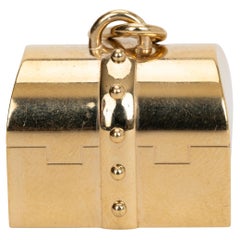 Colgante Hermès Caja de Curiosidades de Oro c/Caja