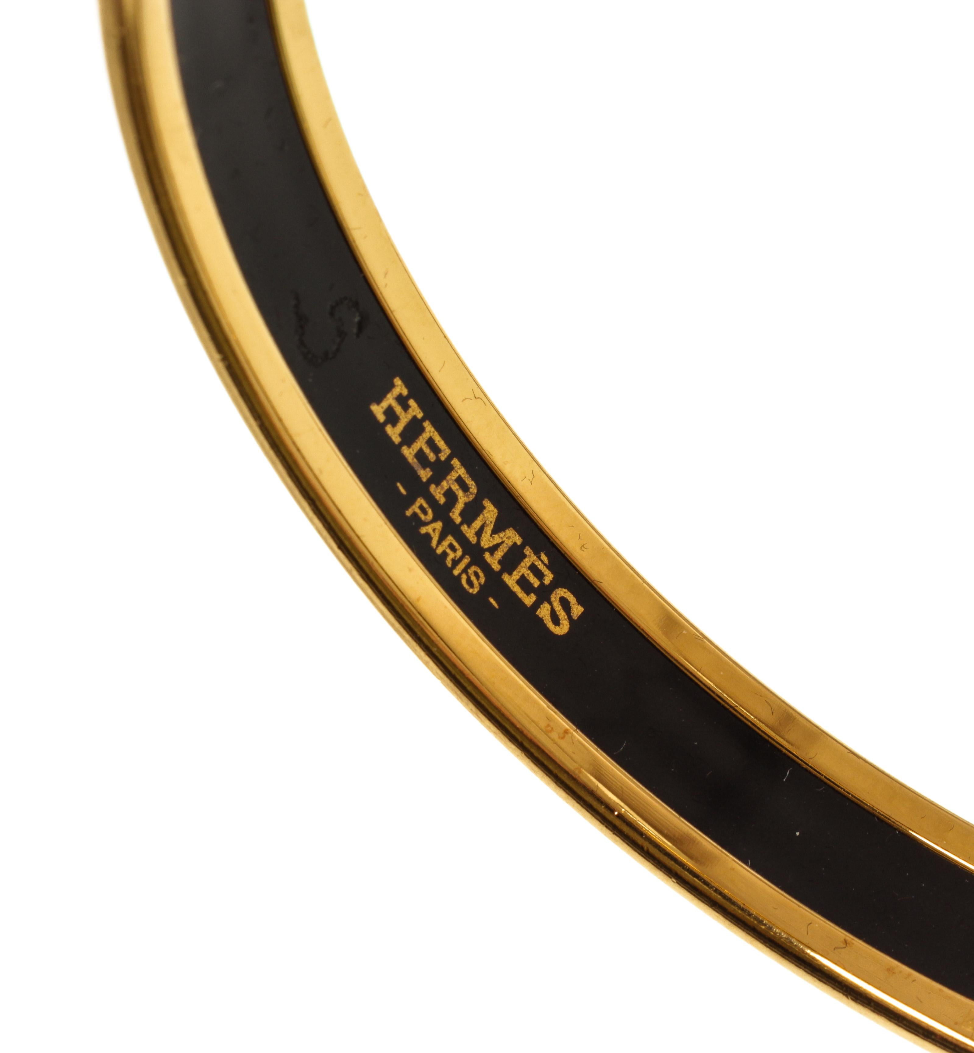 Gold-Emaille-Armreif von Hermès 2