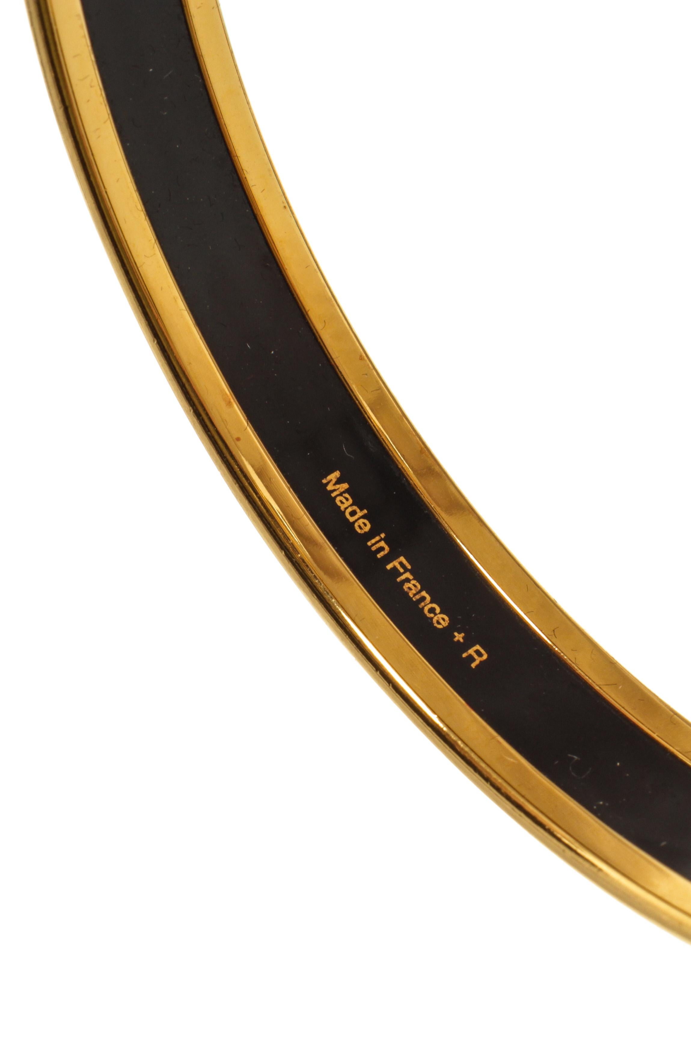Gold-Emaille-Armreif von Hermès 3