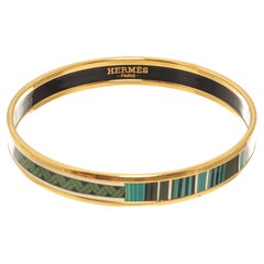 Gold-Emaille-Armreif von Hermès