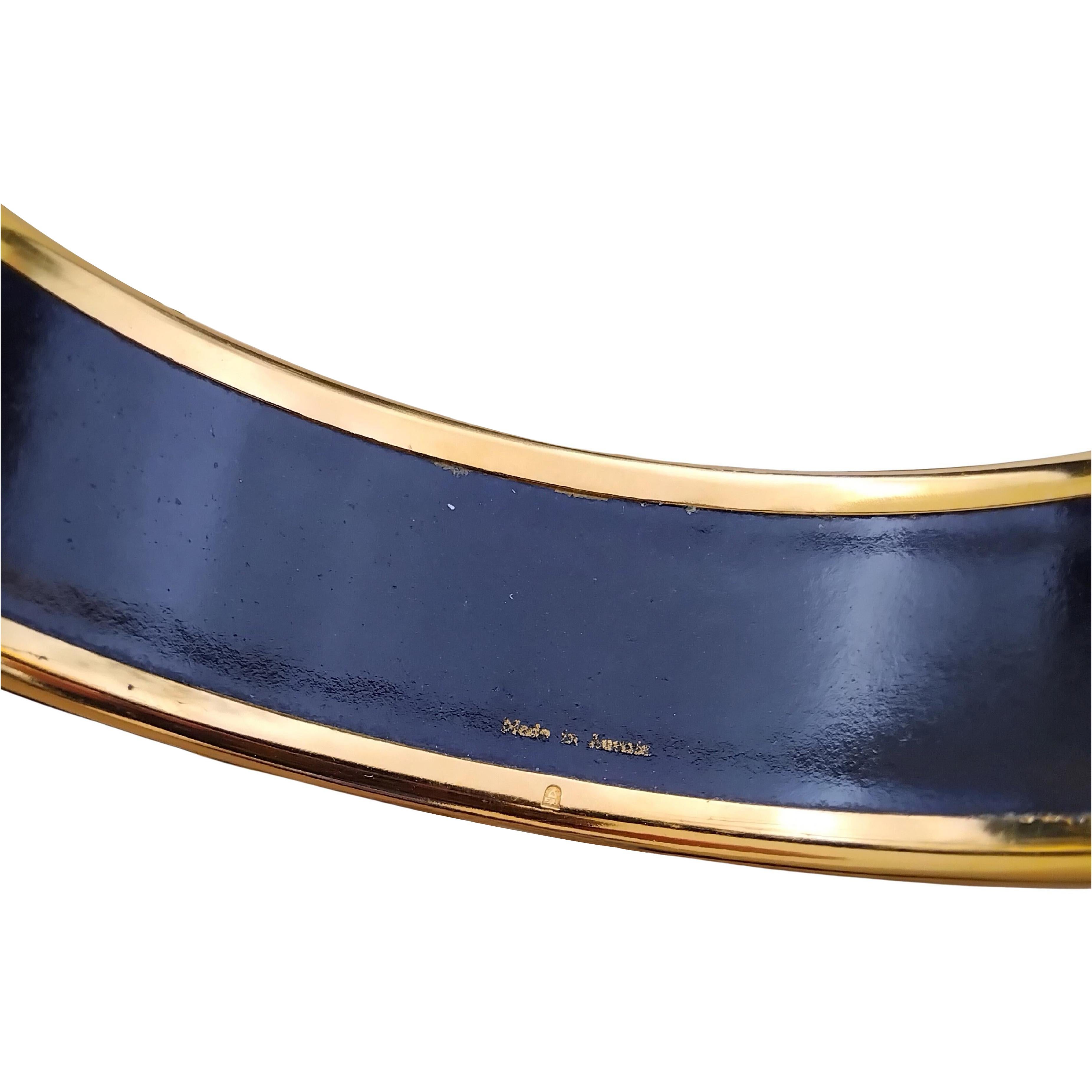 Hermès Gold-Emaille-Armband Quasten Passementerie S. 70 im Angebot 8