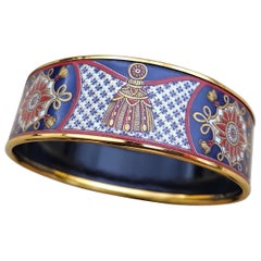 Hermès Gold Enamel Bracelet Tassels Passementerie S. 70