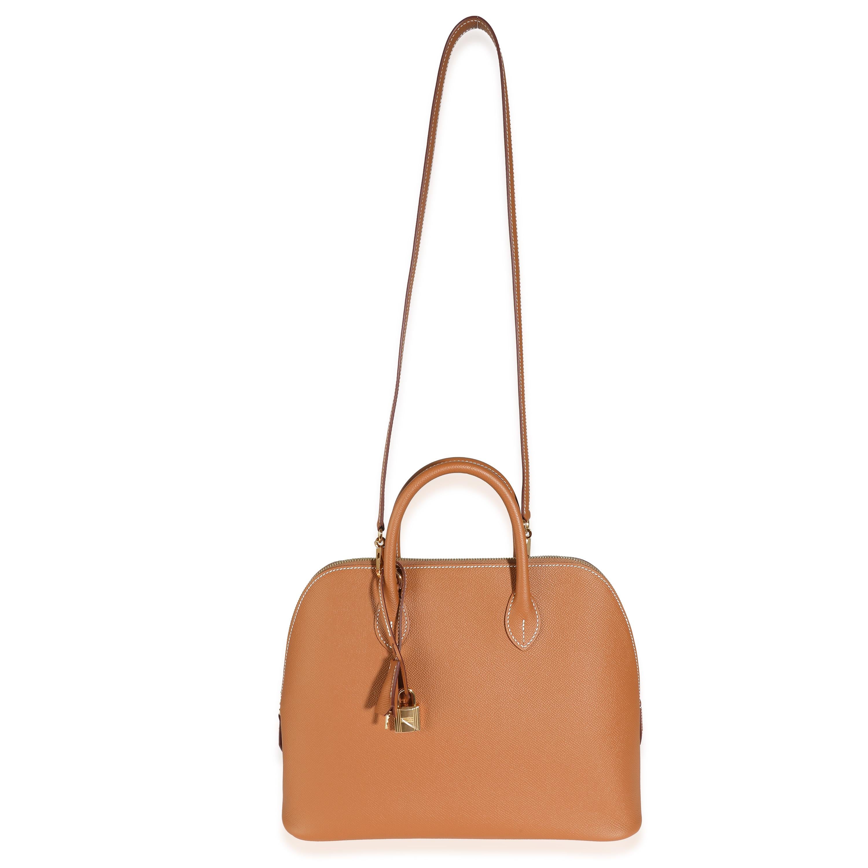 Hermès Gold Epsom 1923 Bolide 31 GHW 2