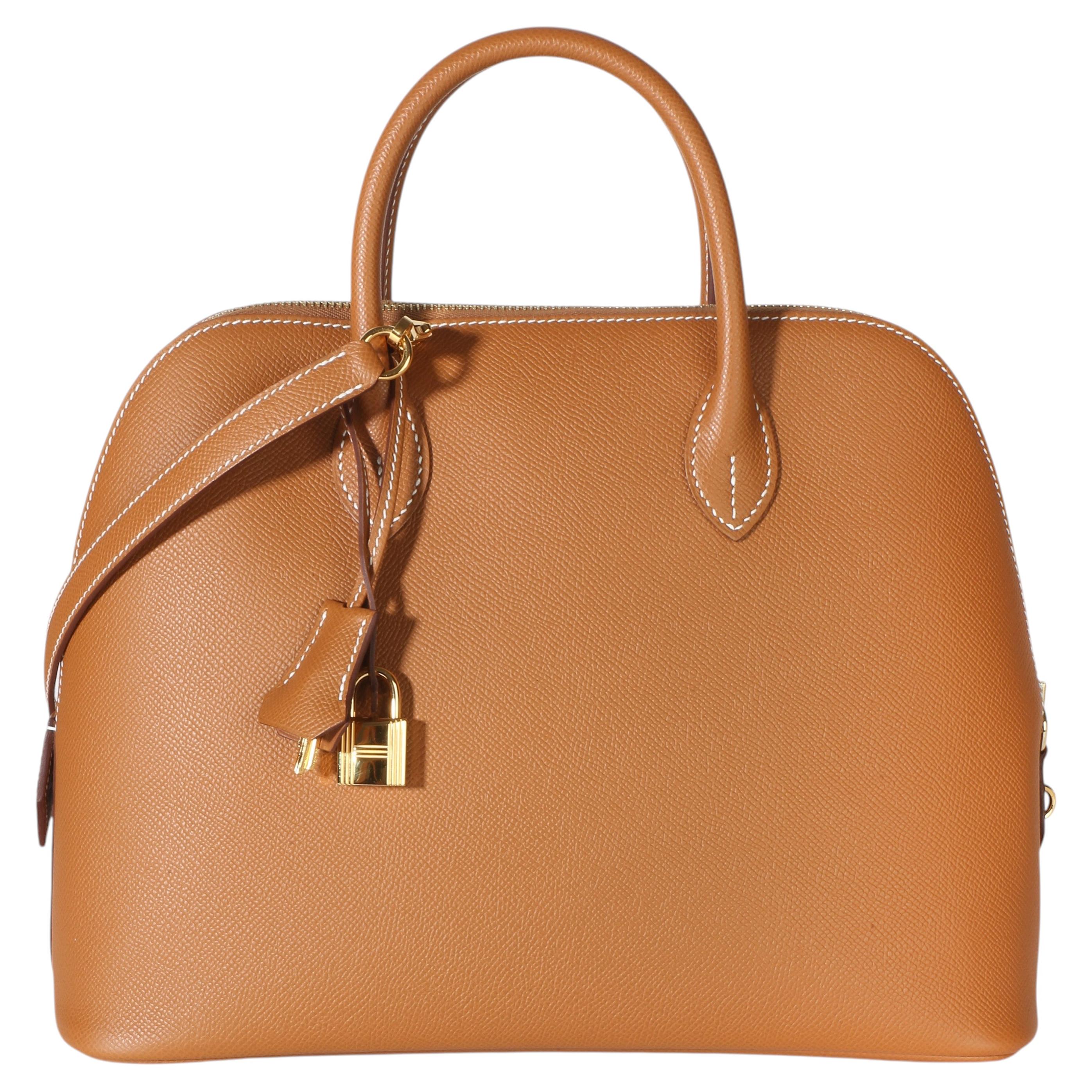 Hermès Gold Epsom Bolide 30 GHW