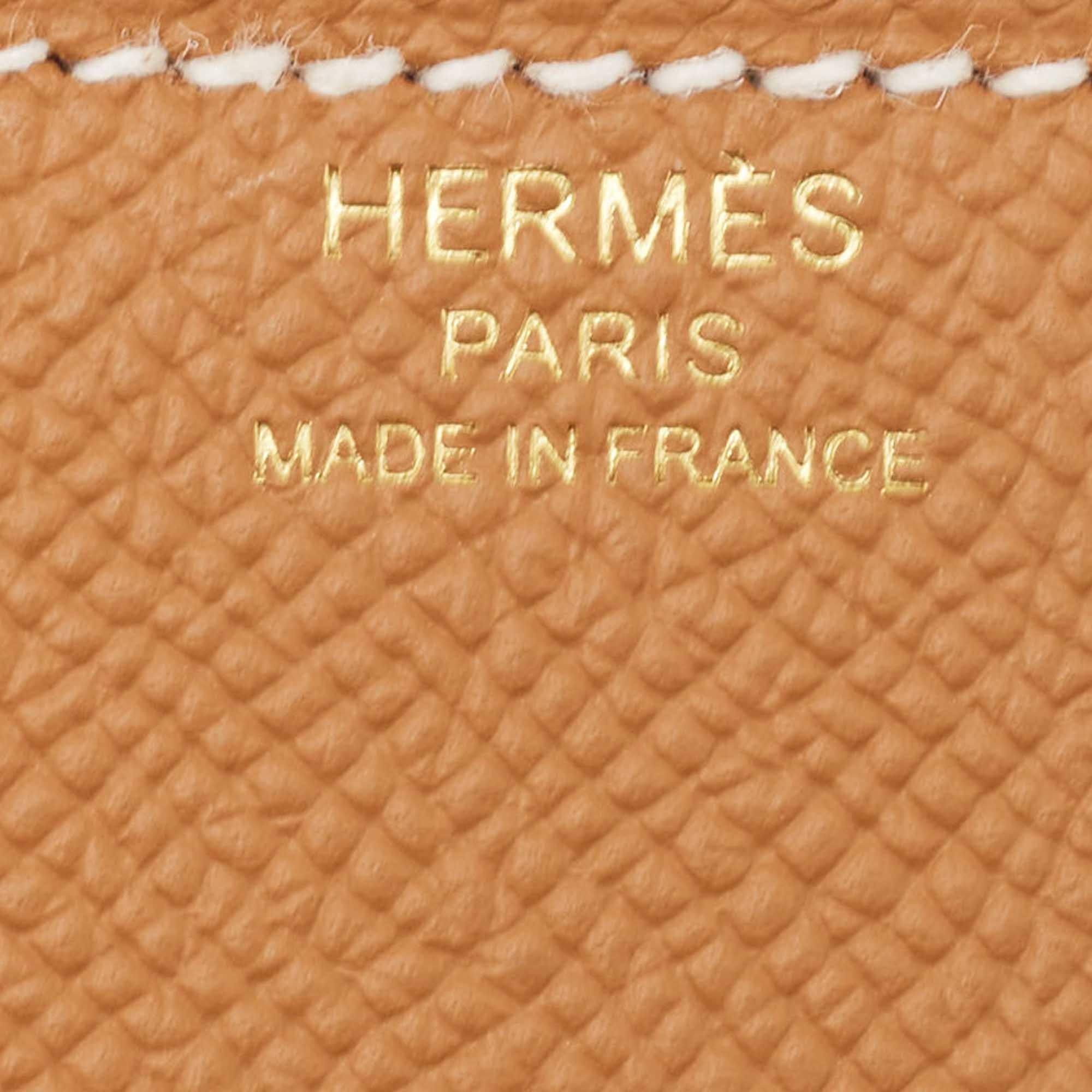 Hermes Gold Epsom Leather Della Cavalleria Mini Bag 3