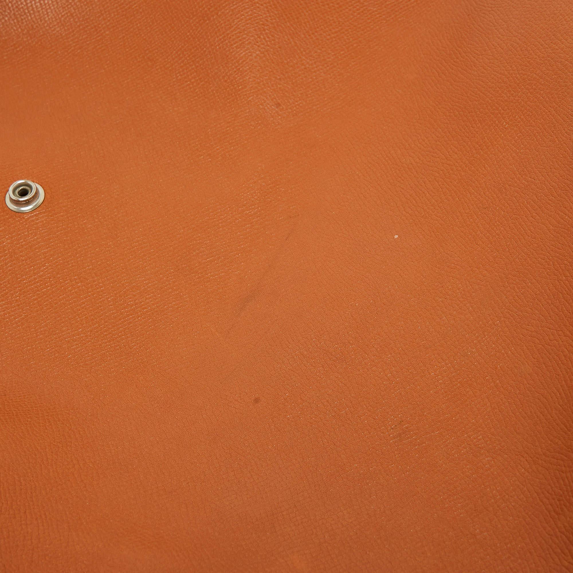Hermes Gold Epsom Leather Evelyne I GM Bag For Sale 9