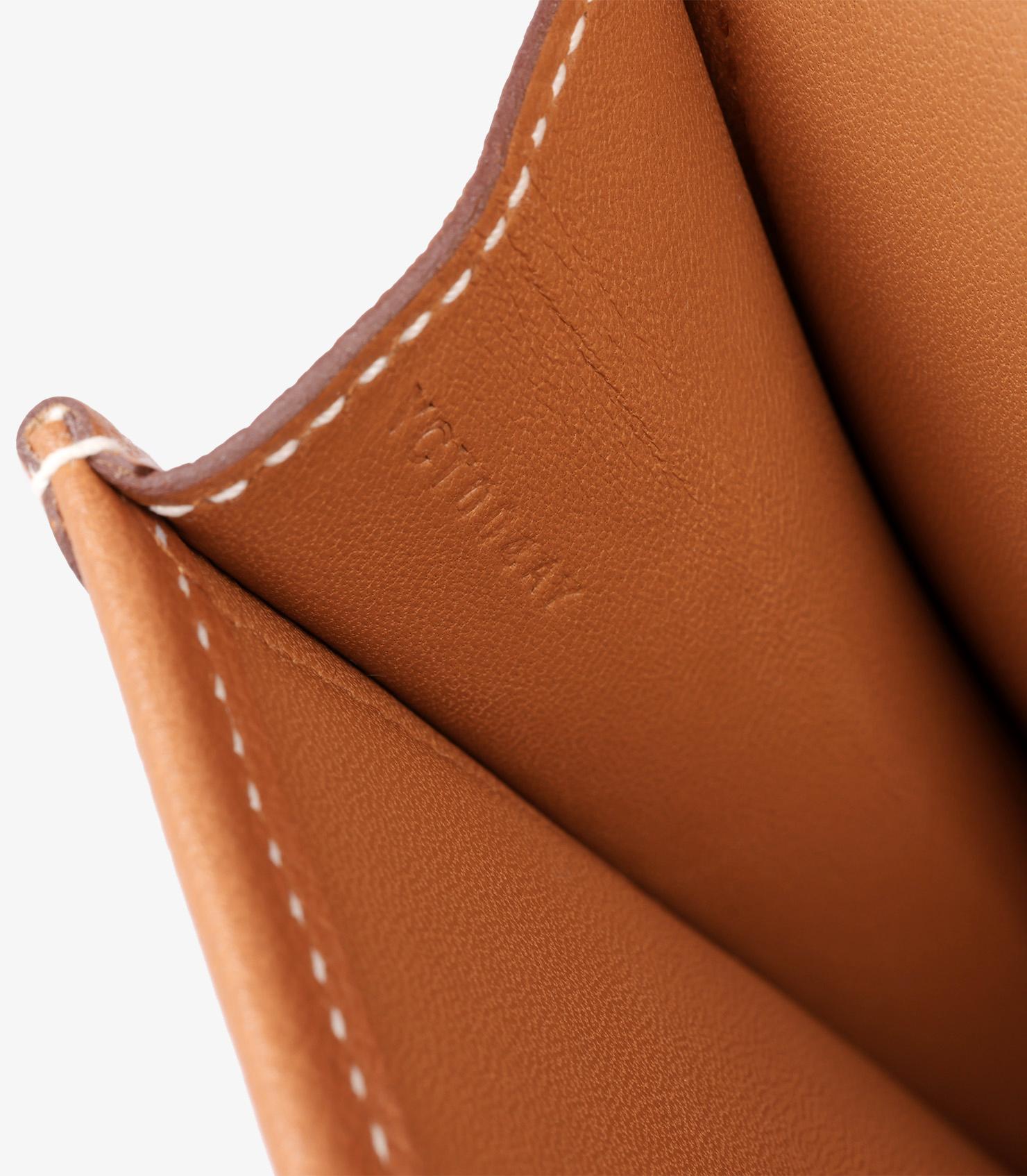 Hermès Gold Epsom Leather Jige Elan 29 3