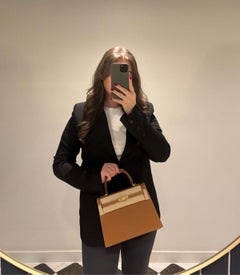 Hermès Gold Epsom Leather Kelly 25cm Sellier