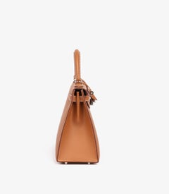 Hermès Gold Epsom Leather Kelly 28cm Sellier