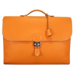 Hermès Gold Epsom Leder Sac a Depeches Aktentasche