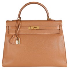 Hermès Gold Epsom Retourne Kelly 35 GHW