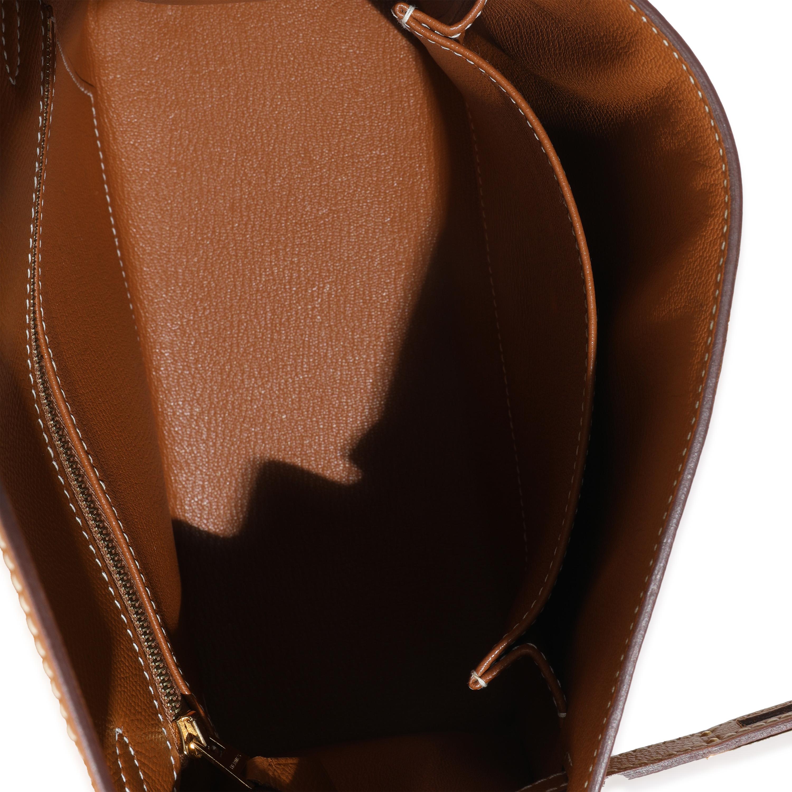 Hermès Or Epsom Sellier Kelly 25 GHW Unisexe en vente