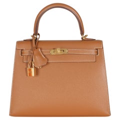Hermès Or Epsom Sellier Kelly 25 GHW