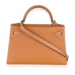 Hermès Gold Epsom Sellier Mini Kelly II 20 GHW