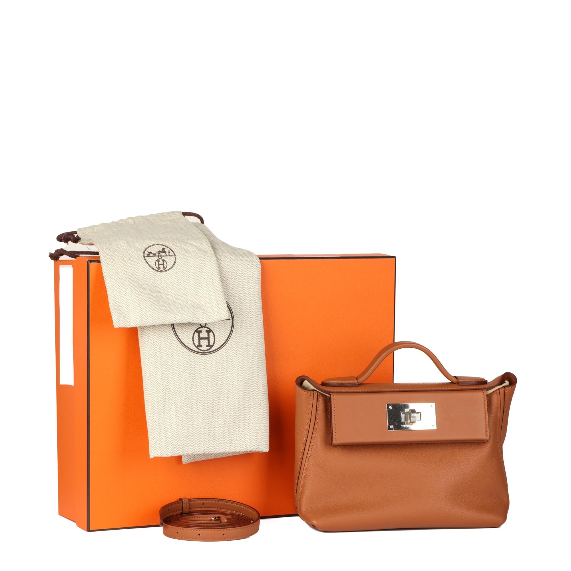 Hermès Gold Evercolour Leather & Swift Leather 24/24 21cm 4