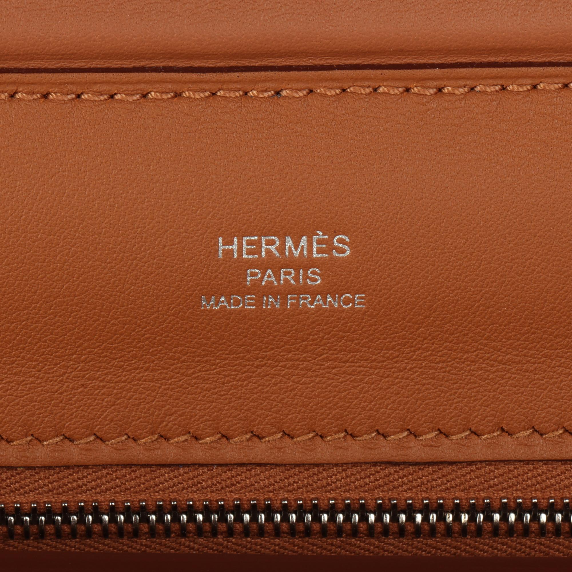 Hermès Gold Evercolour Leather & Swift Leather 24/24 21cm 2