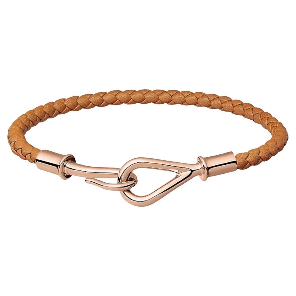 HERMES Gold and Diamond Bracelet at 1stDibs