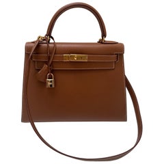 Hermes Gold Kelly 28 Bag