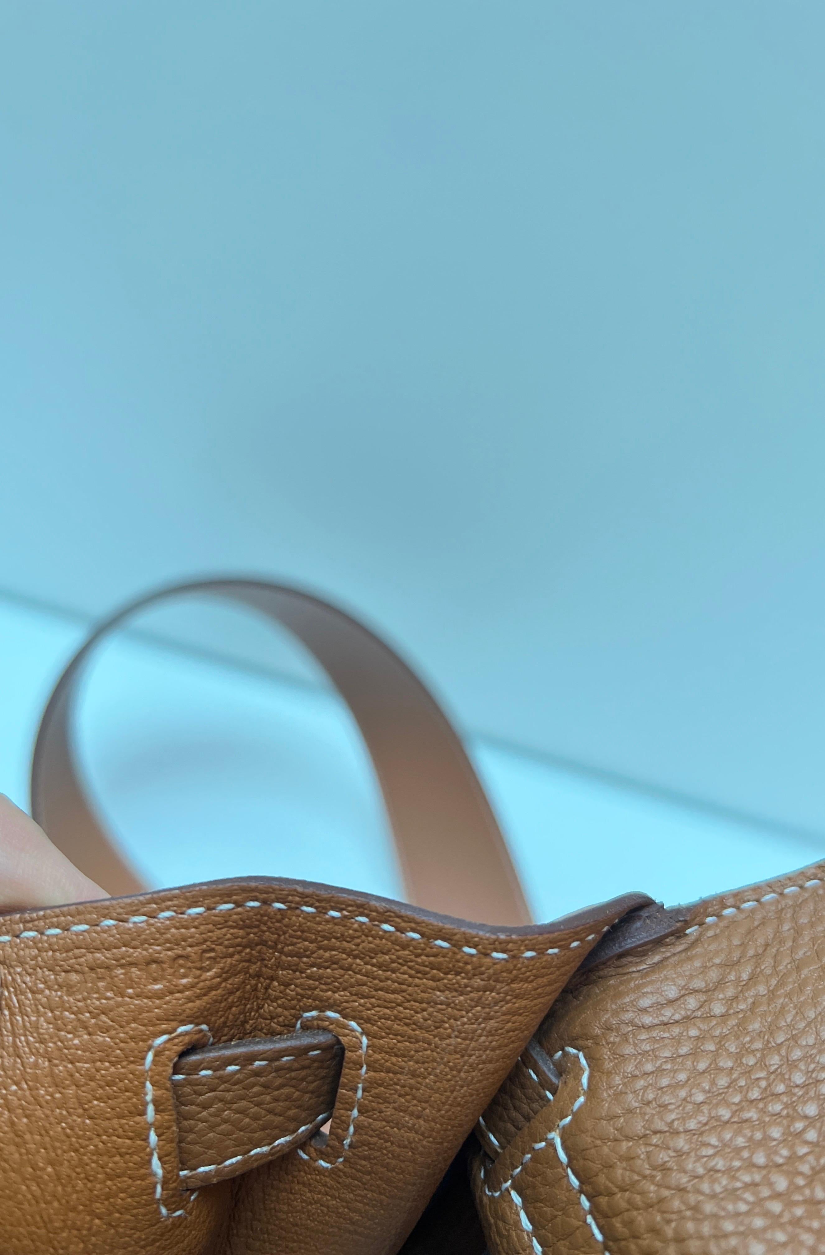 Hermes Gold Kelly 28 Togo with Rare Strap 9