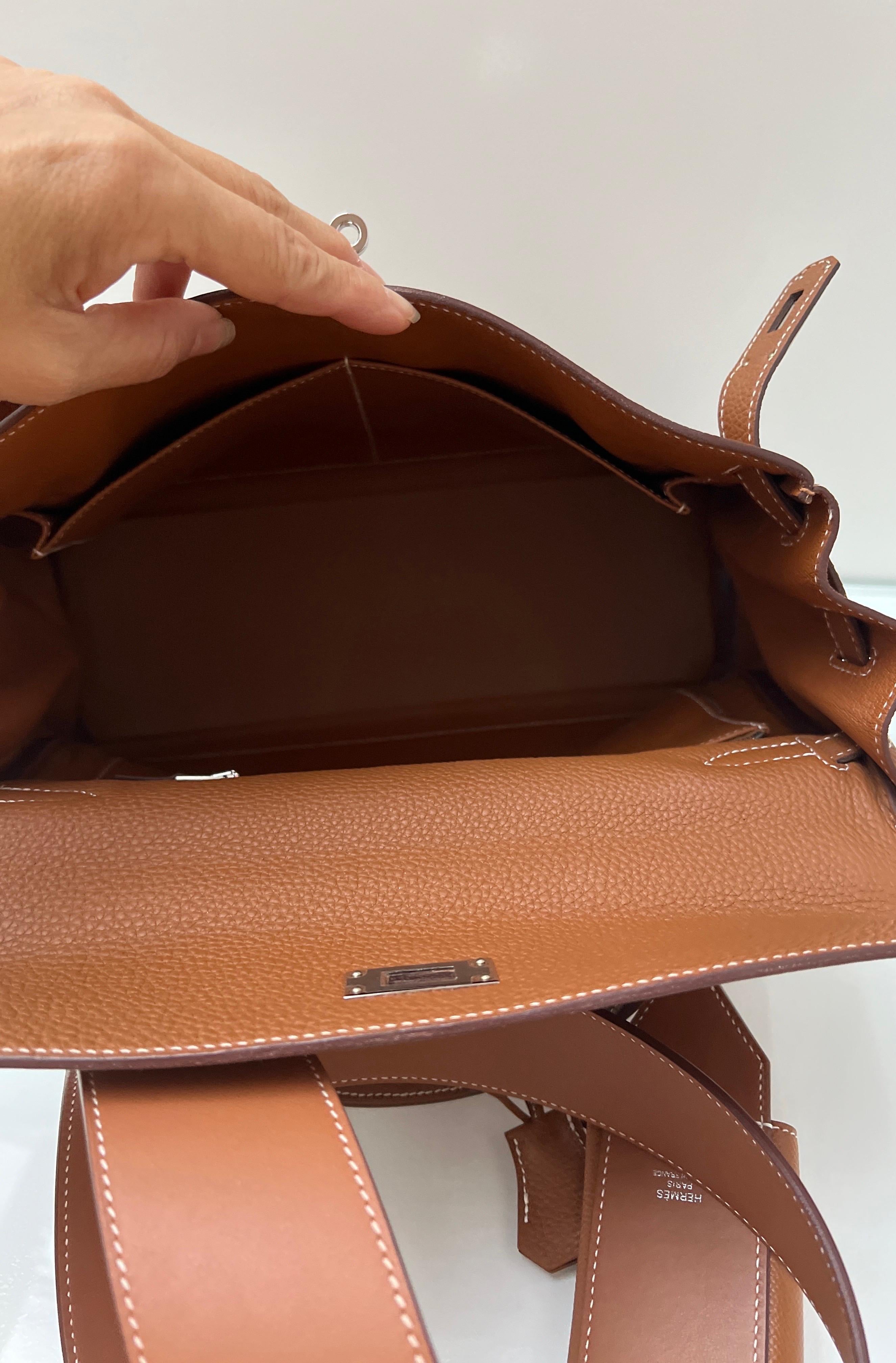 Hermes Gold Kelly 28 Togo with Rare Strap 12