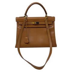 Hermes Gold Kelly 32 Bag