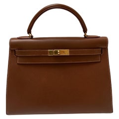 Sac Kelly 32 en or de Hermes