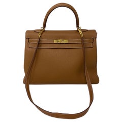 Hermes Gold Kelly 35 Bag