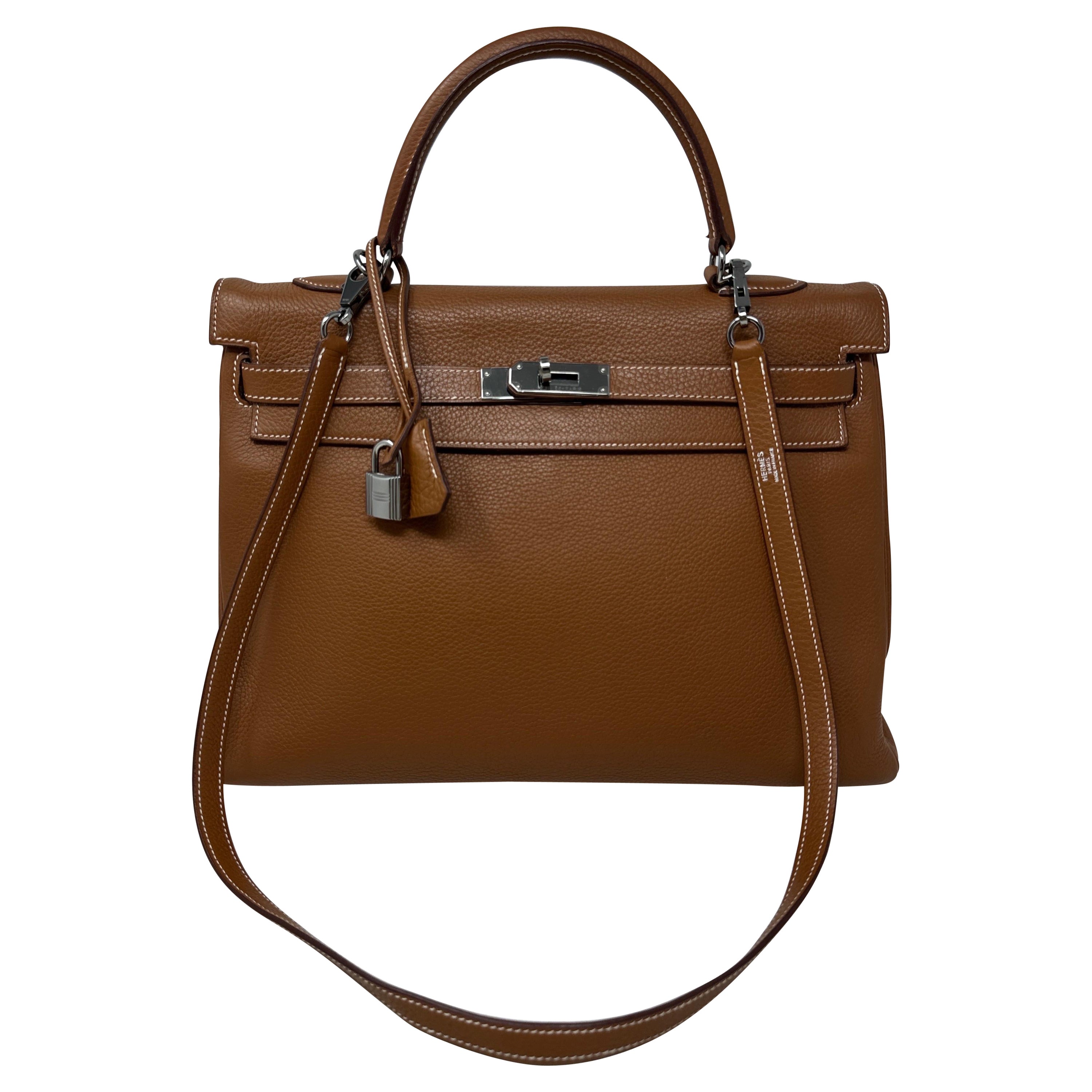 Hermes Gold Kelly 35 Bag