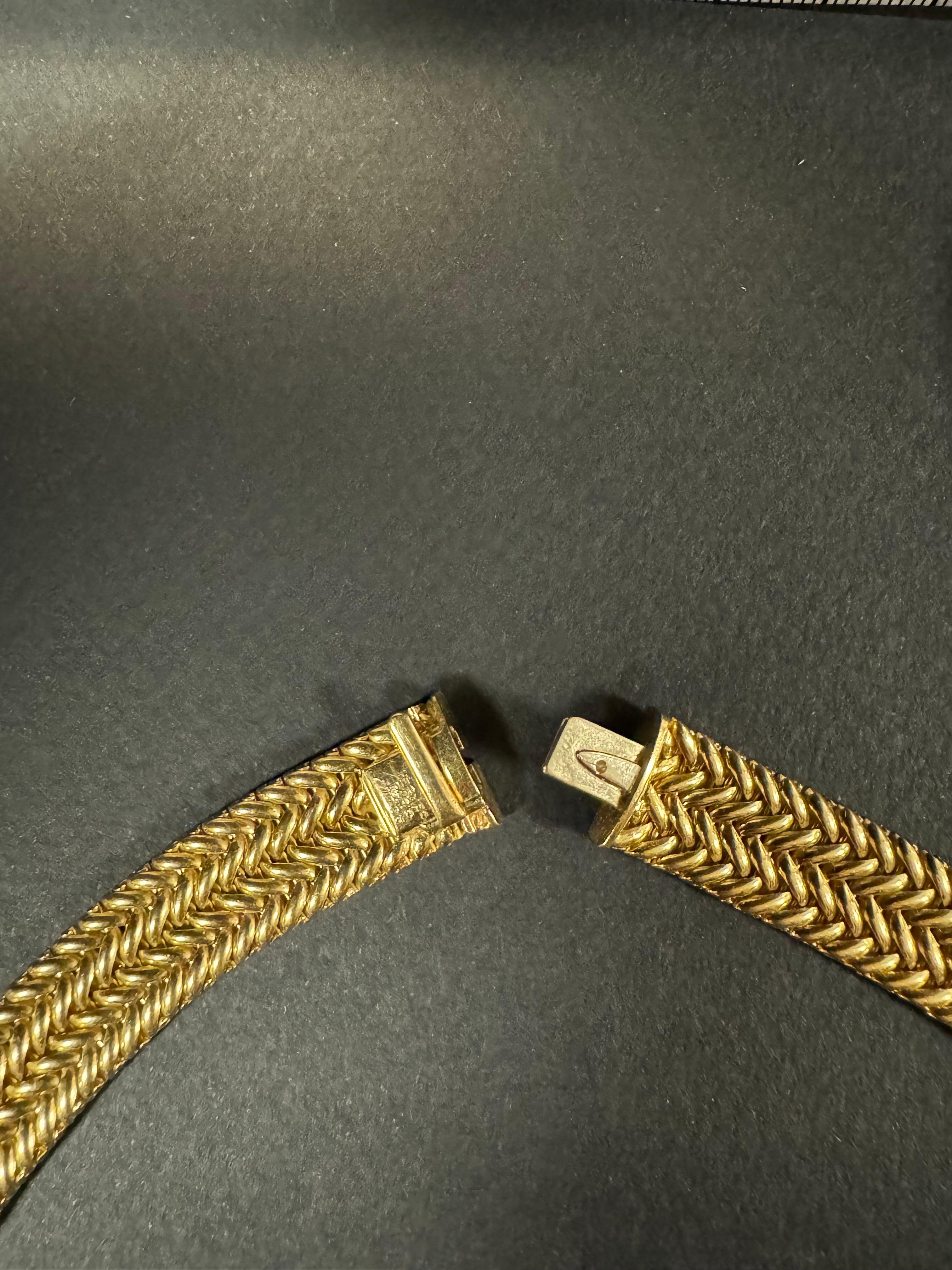 Collier à maillons en or Hermès Unisexe en vente