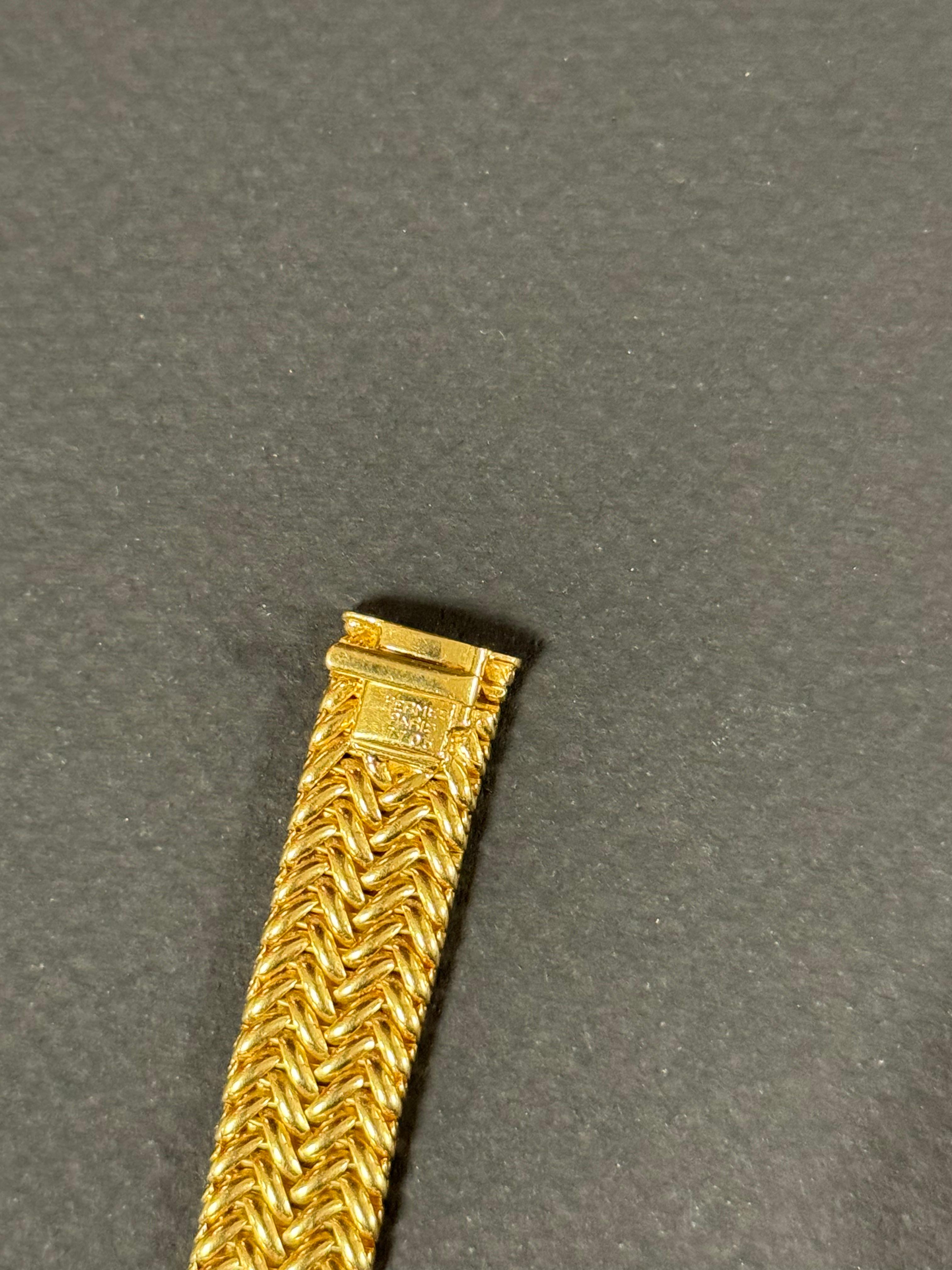 Collier à maillons en or Hermès en vente 3