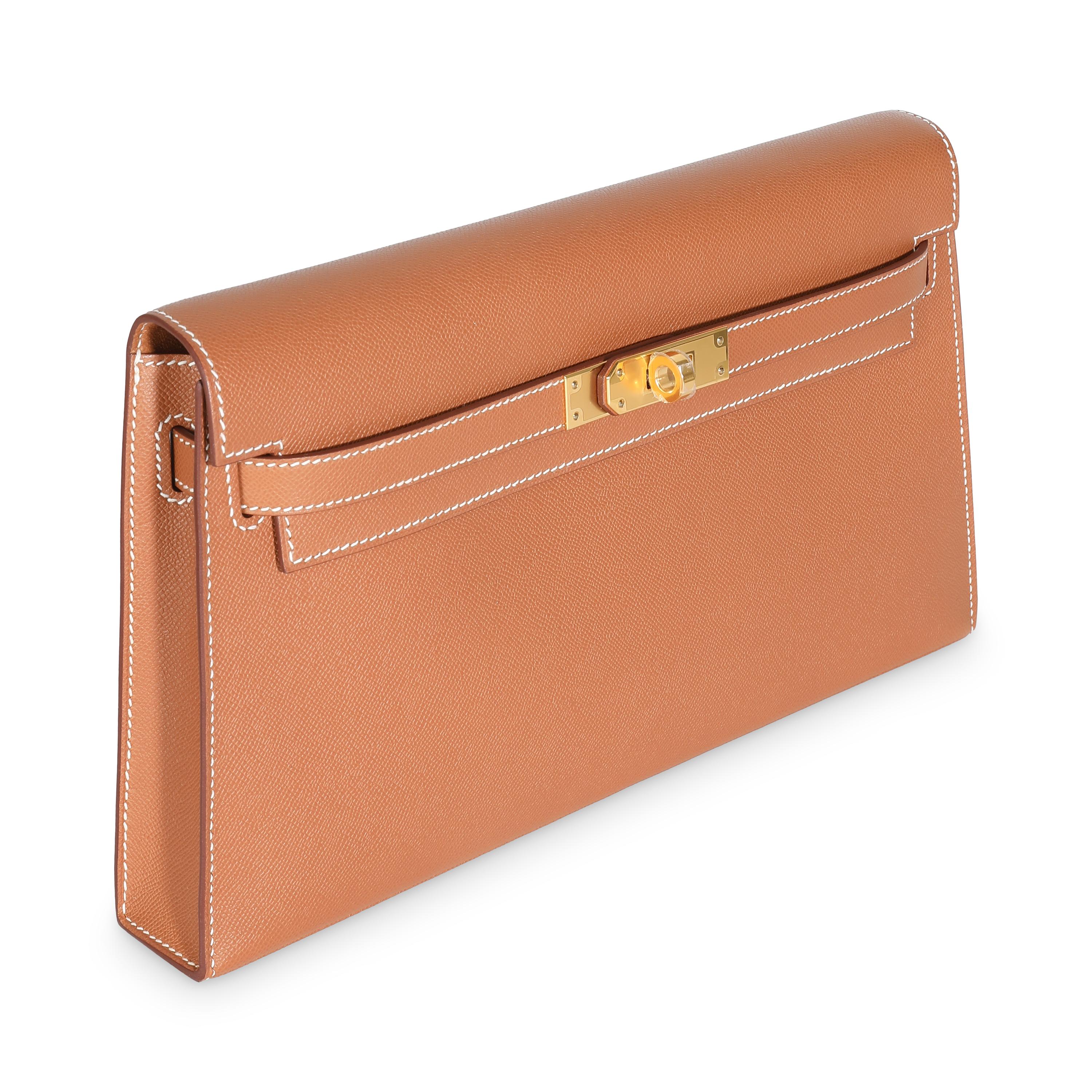 Hermès Gold Madame Kelly Elan GHW In Excellent Condition For Sale In New York, NY