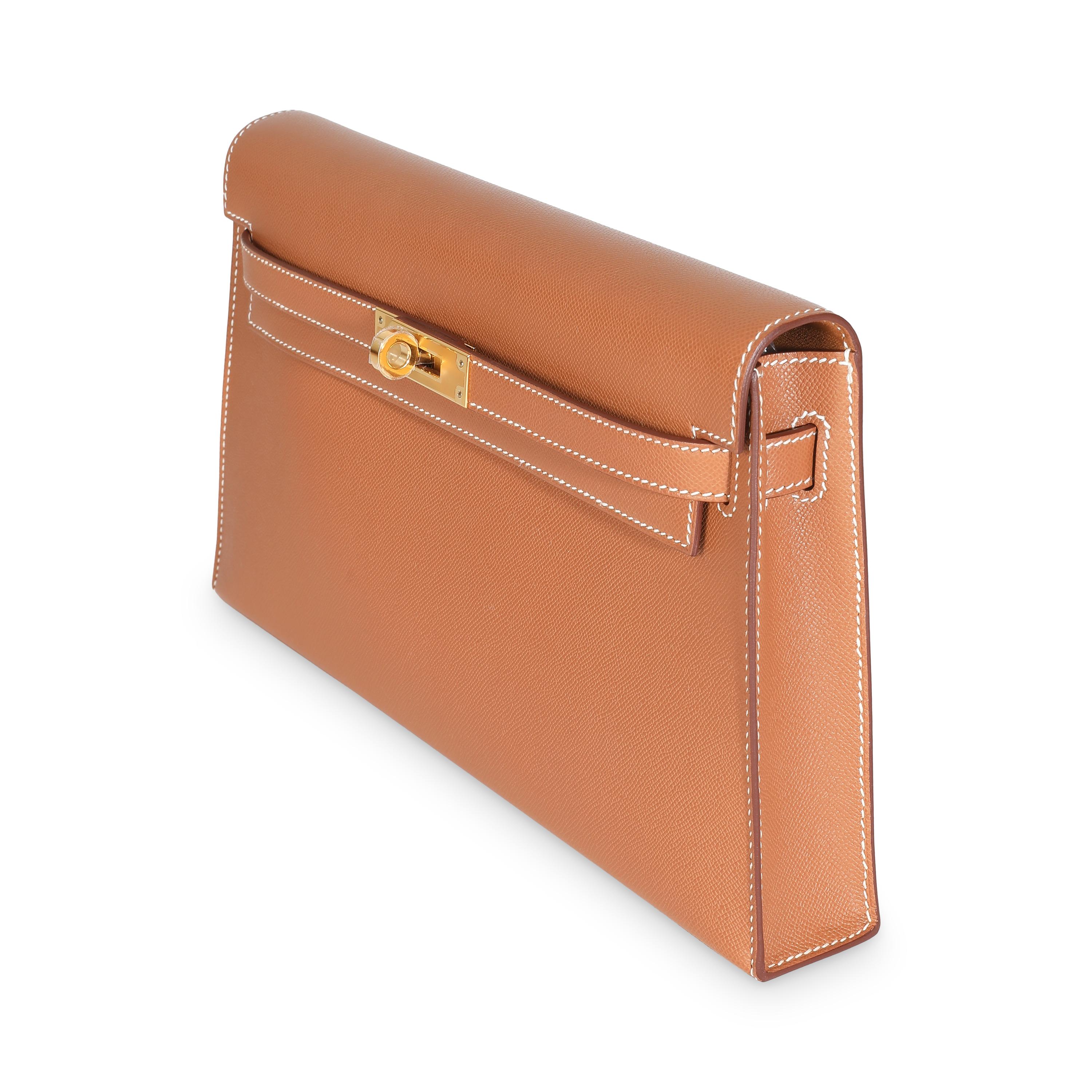 Women's Hermès Gold Madame Kelly Elan GHW For Sale