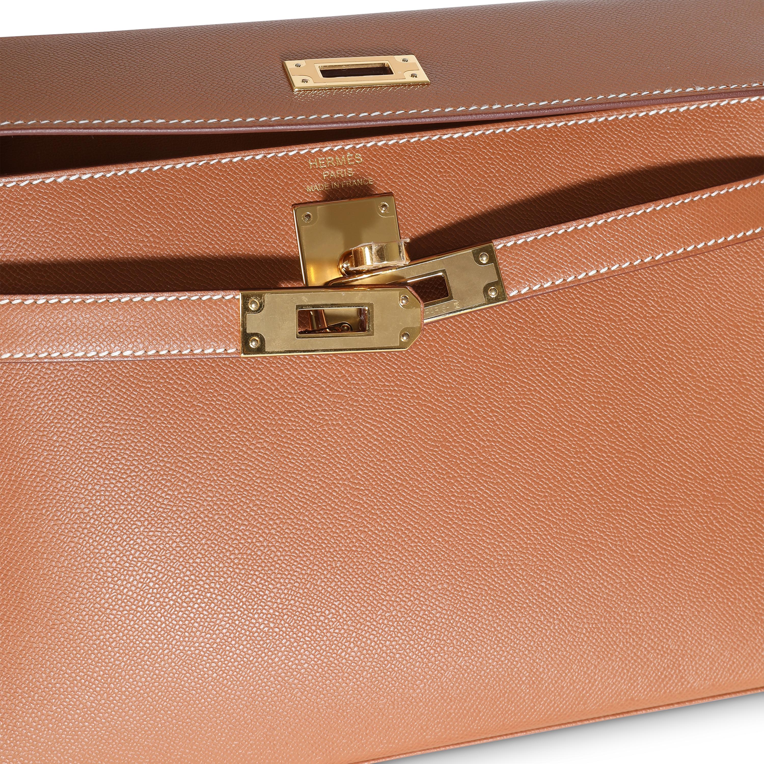 Hermès Gold Madame Kelly Elan GHW For Sale 1