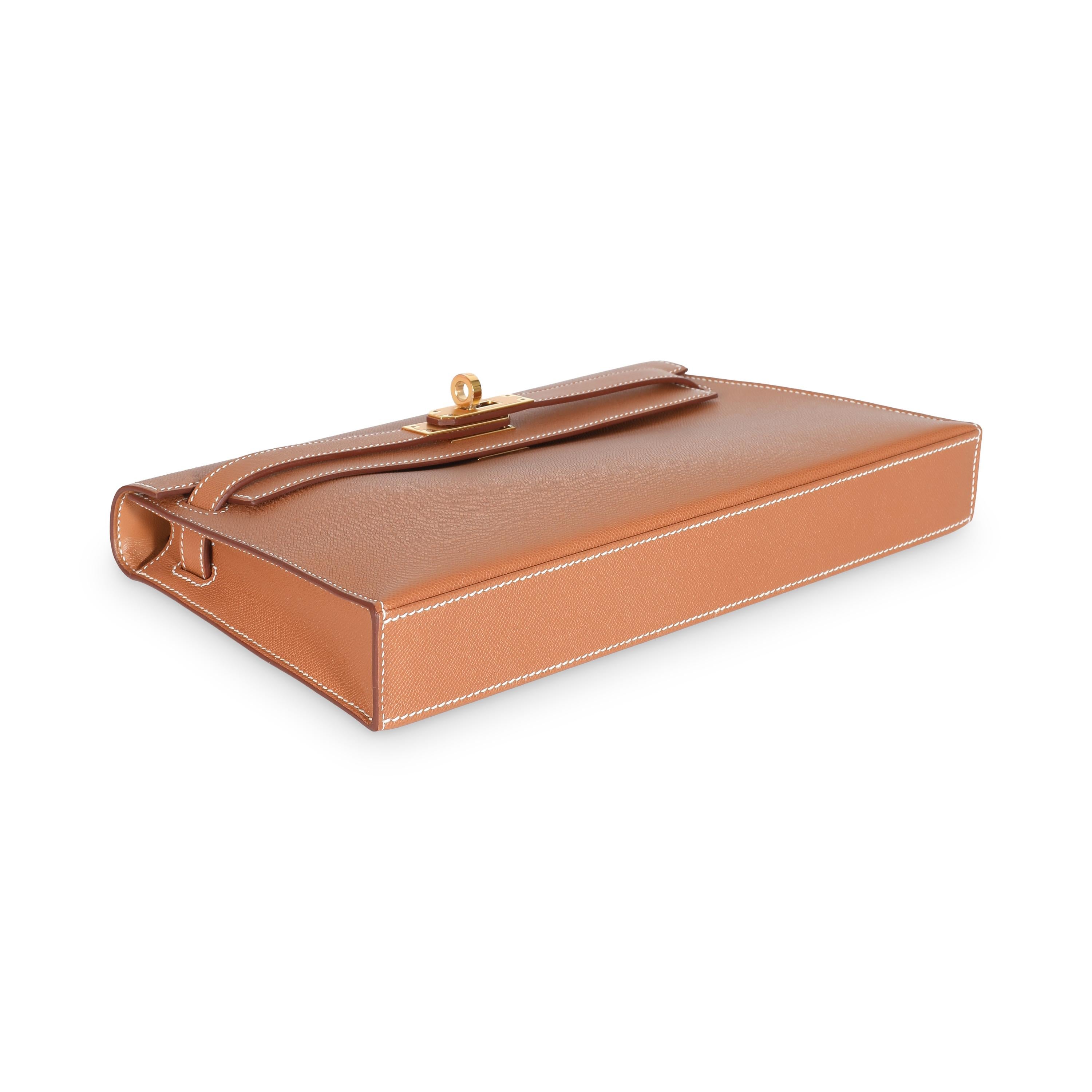 Hermès Gold Madame Kelly Elan GHW For Sale 2