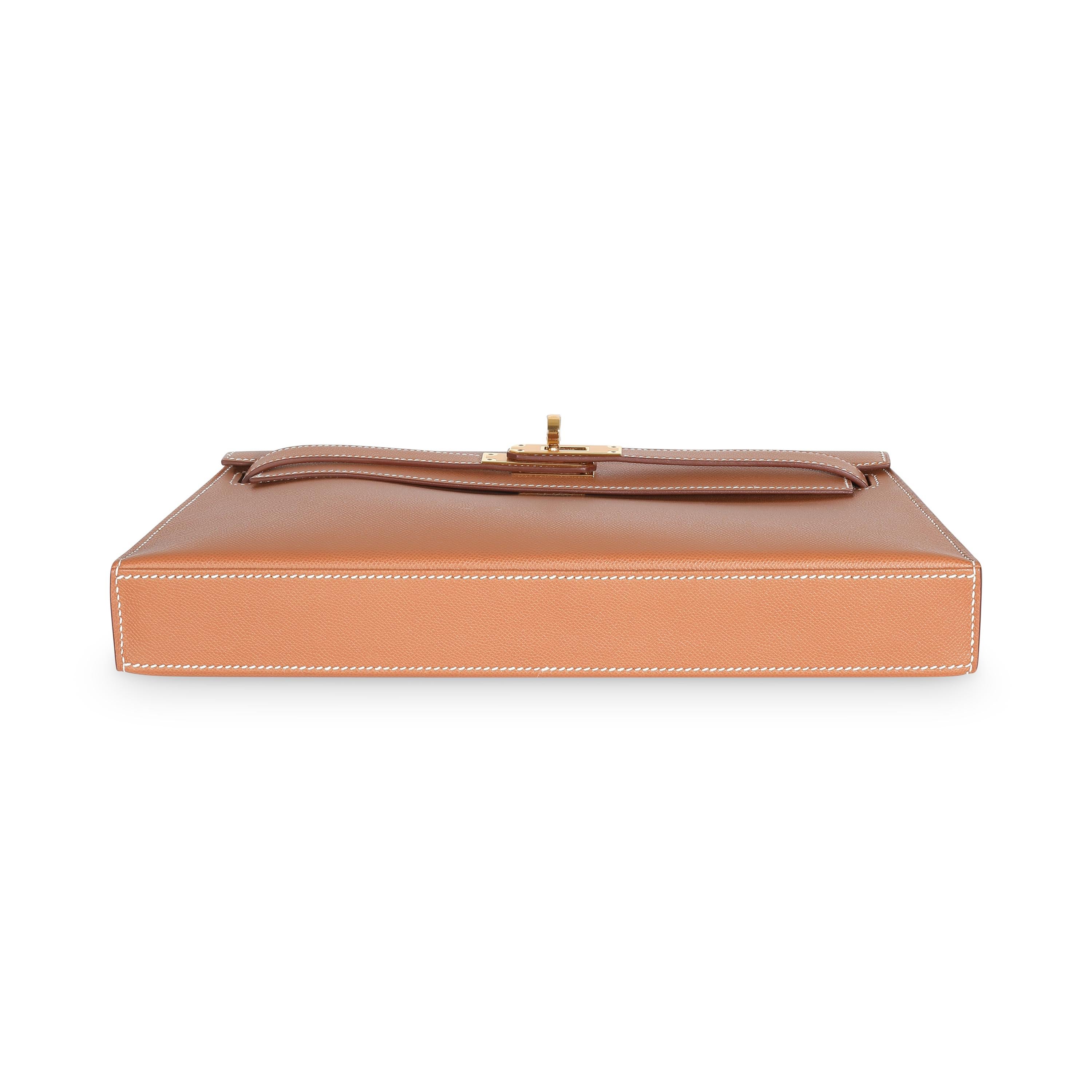 Hermès Gold Madame Kelly Elan GHW For Sale 3