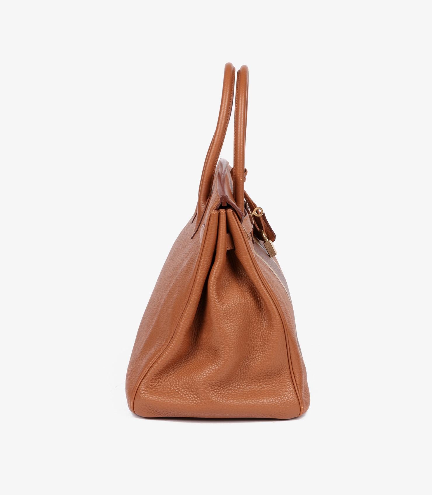 Birkin Club en or, cuir marron d'Inde Clémence et cuir lézard Ficelle Bon état - En vente à Bishop's Stortford, Hertfordshire