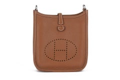 Hermès Gold Mini Evelyne Bag